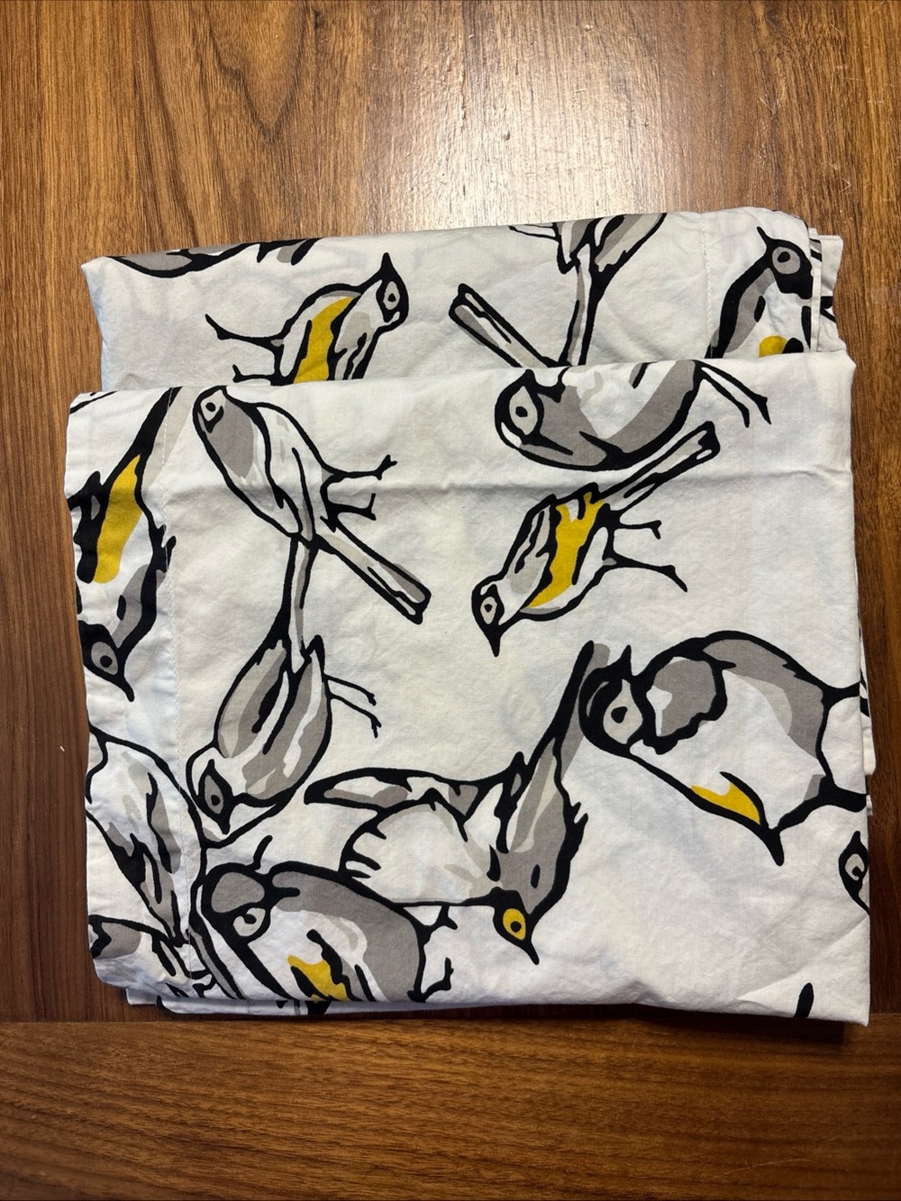 DwellStudio King Pillow Cases/Shams Sketch-style Birds 100% Cotton Set Of 2
